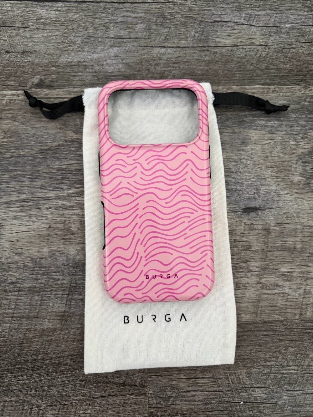 BURGLA -Pink Wave Protective Phone Case iPhone 17 pro